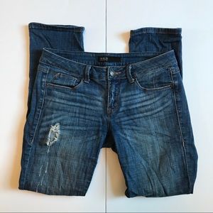 Distressed boyfriend jeans by Sold Design Lab, 27